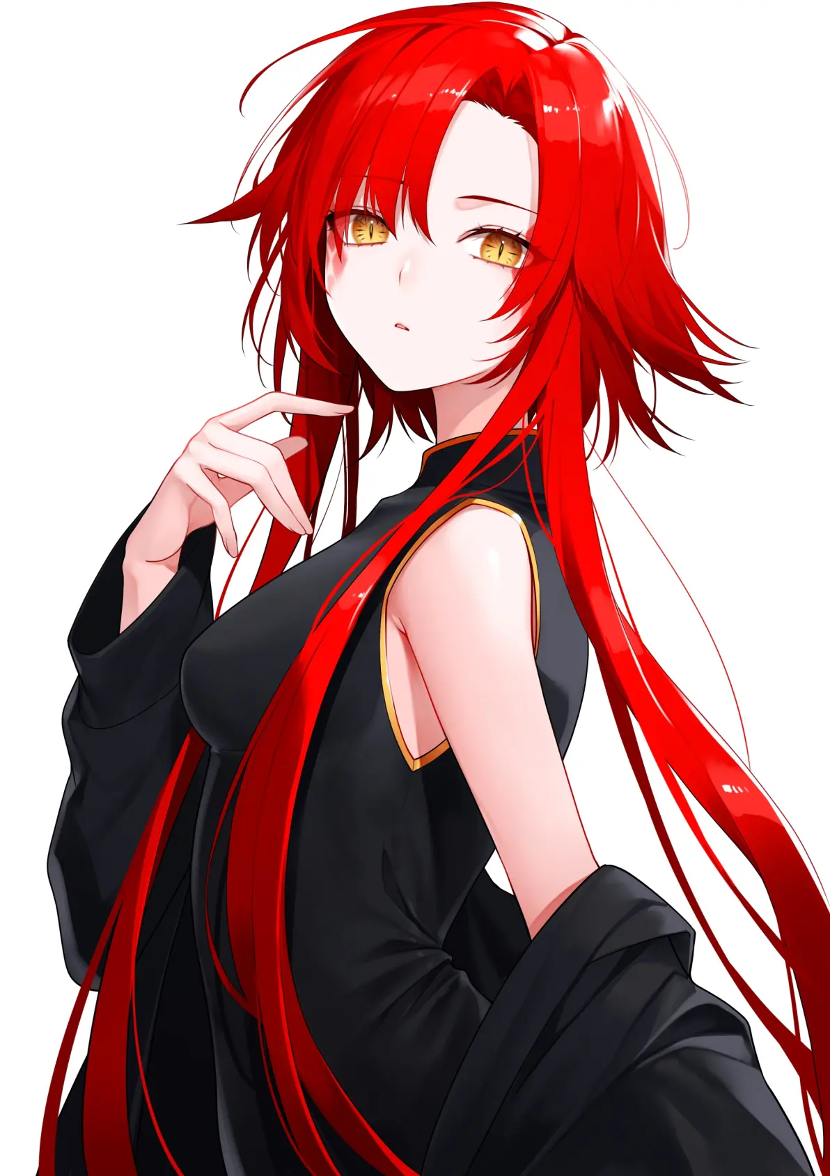 鲜艳又可爱♡ – 红发女子插画特辑