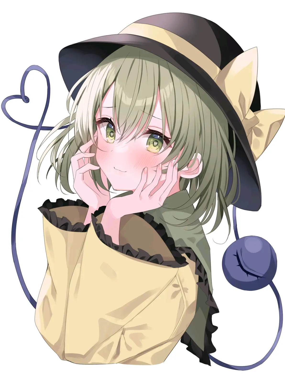 通红的脸颊 – 脸红女子插画特辑