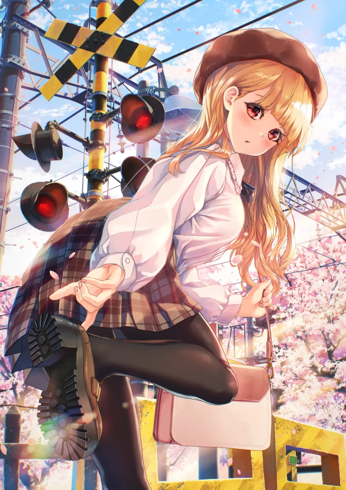 交错的道路 – 铁路道口插画特辑