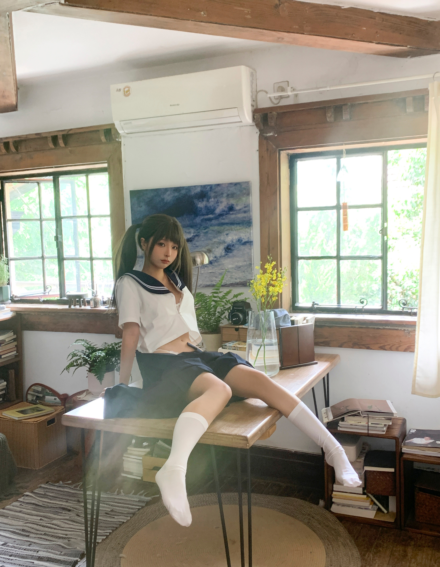 关于老婆拍出的“超绝两米大长腿” 