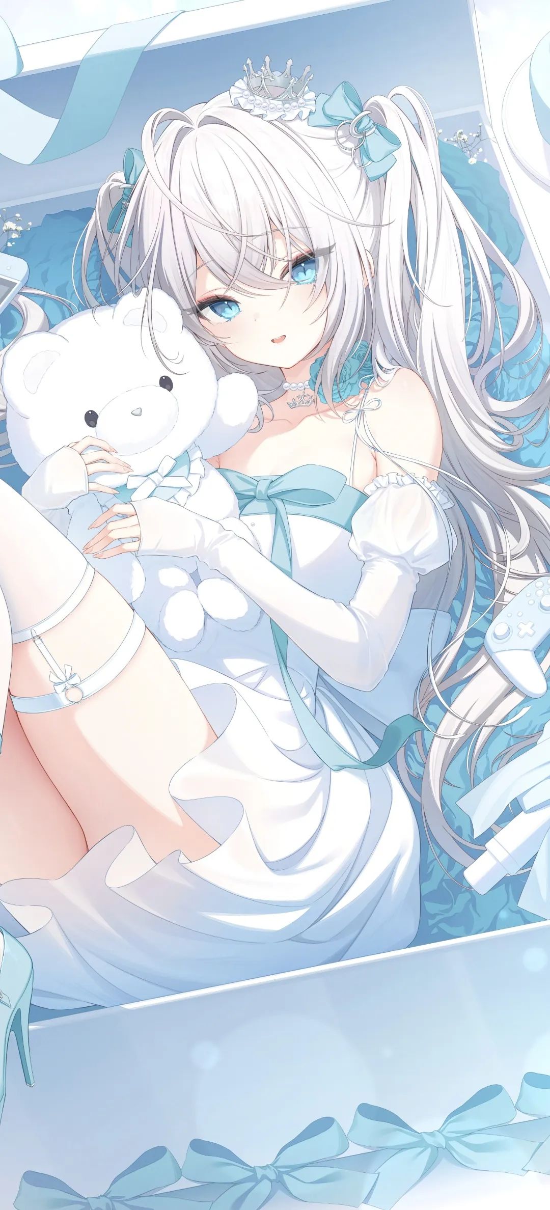 动漫壁纸 | 阳光把树叶晒成半透明的翡翠,蝉鸣在枝头沸腾