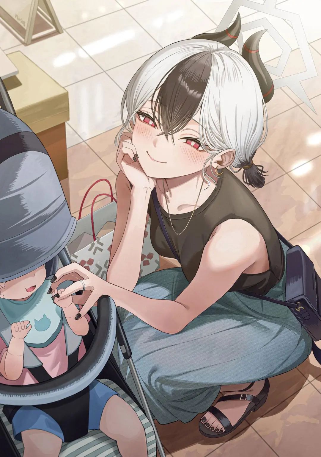 动漫壁纸 | 时光在脸上留下的河流,每条都通往记忆的深海