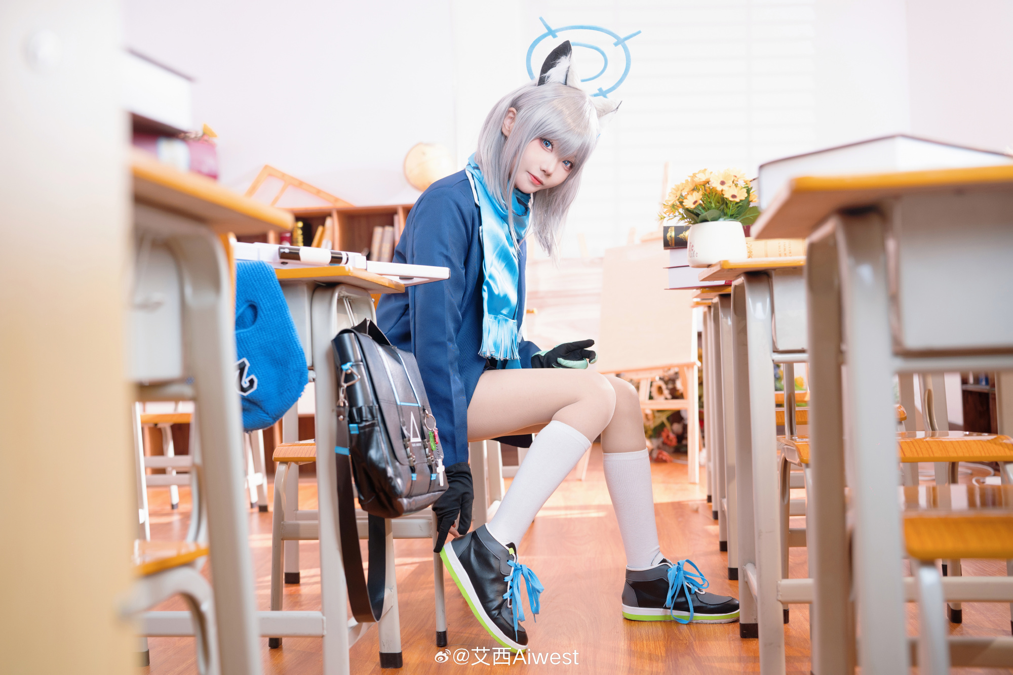 Cosplay|蔚蓝档案 砂狼白子@艾西Aiwest