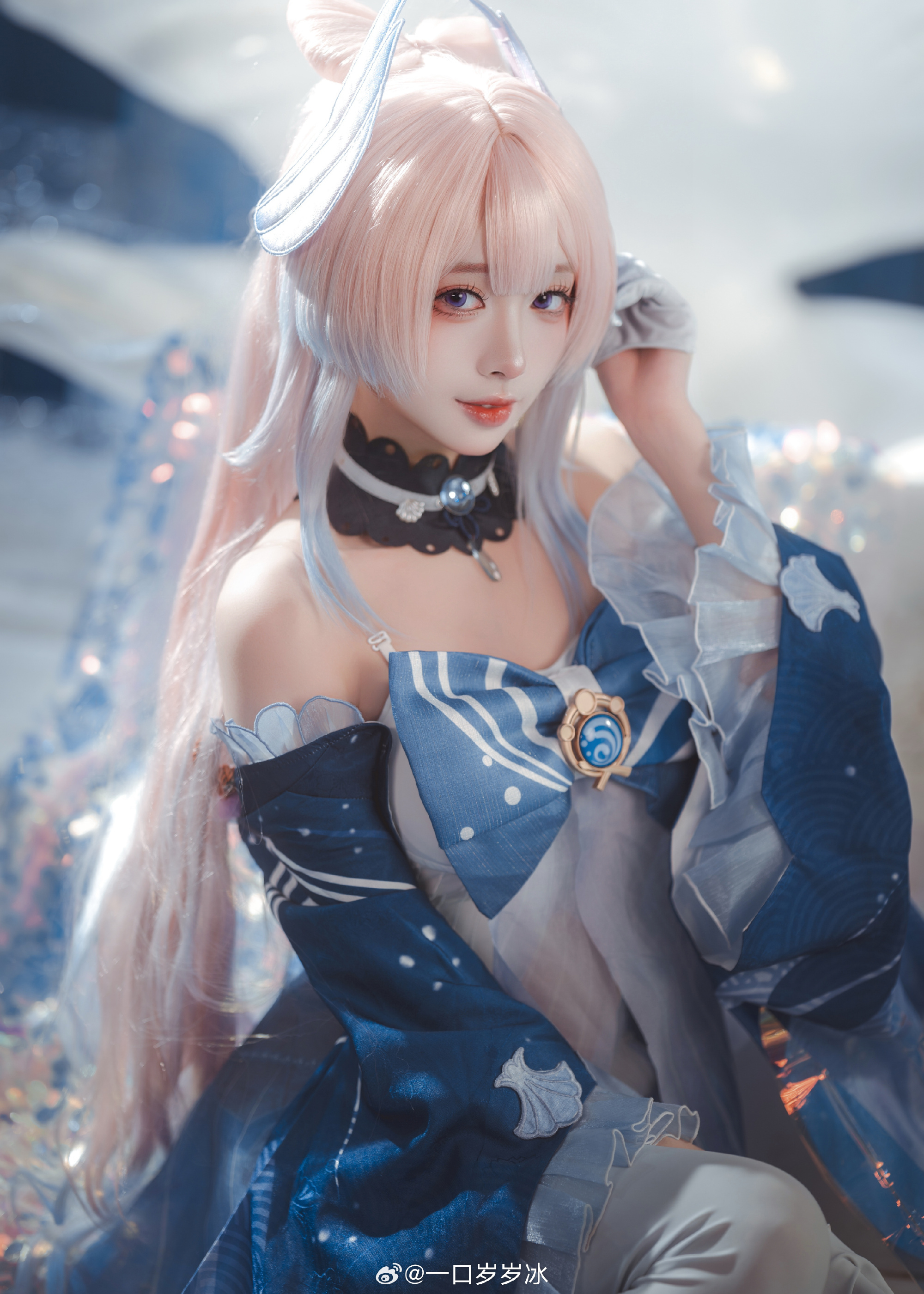 Cosplay|千涛触月,沧海之约 原神 珊瑚宫心海@一口岁岁冰