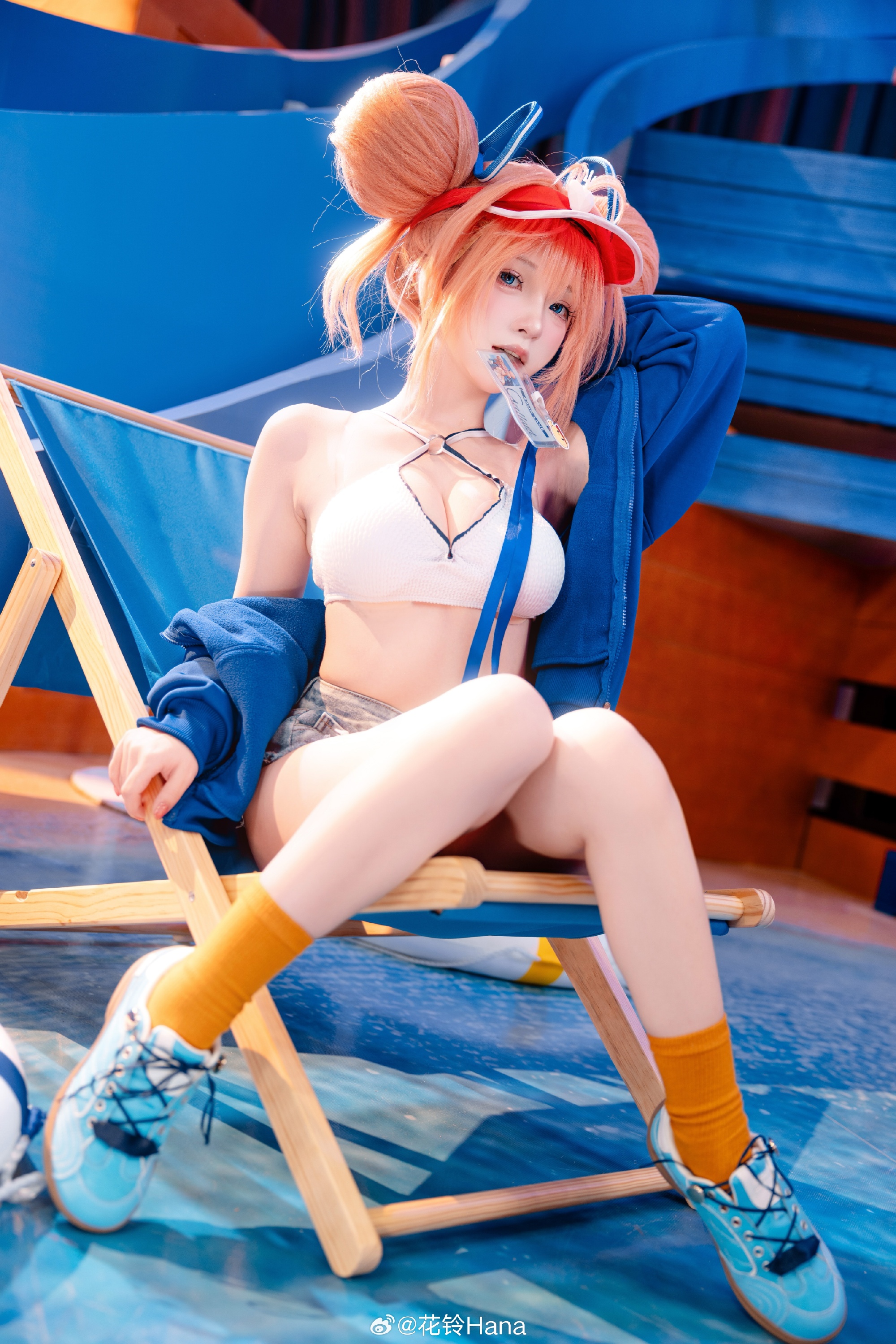 Cosplay|指挥官,能看到我吗? 碧蓝航线 勇气@花铃Hana