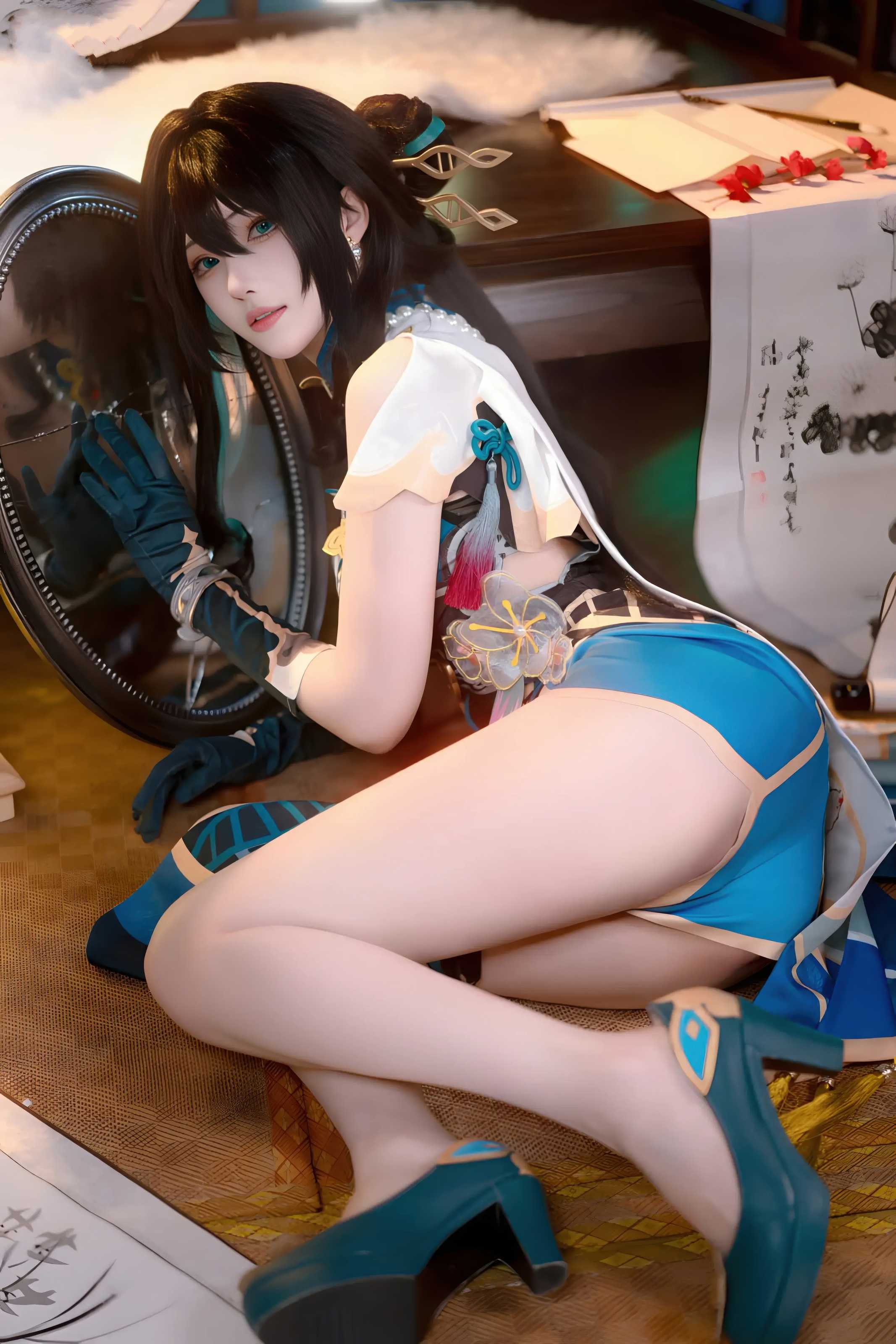 花兮_honoka 崩坏·星穹铁道 阮·梅,沉浸式写真摄影揭秘从构思到成片的艺术之旅