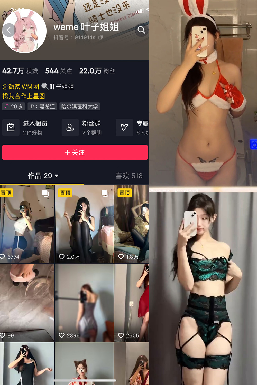 抖音 叶子姐姐 微密圈 NO.024期 更新至:2024.1.02