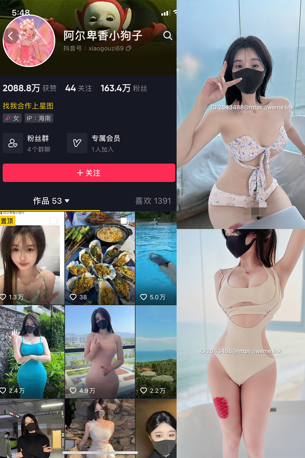 抖音 阿尔卑香小狗子 微密圈 NO.003期 更新至:2023.5.31