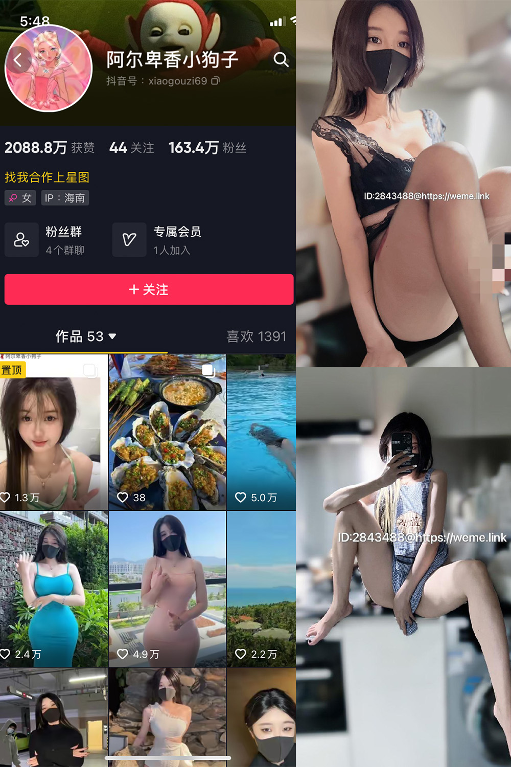 抖音 阿尔卑香小狗子 微密圈 NO.008期 更新至:2023.6.16