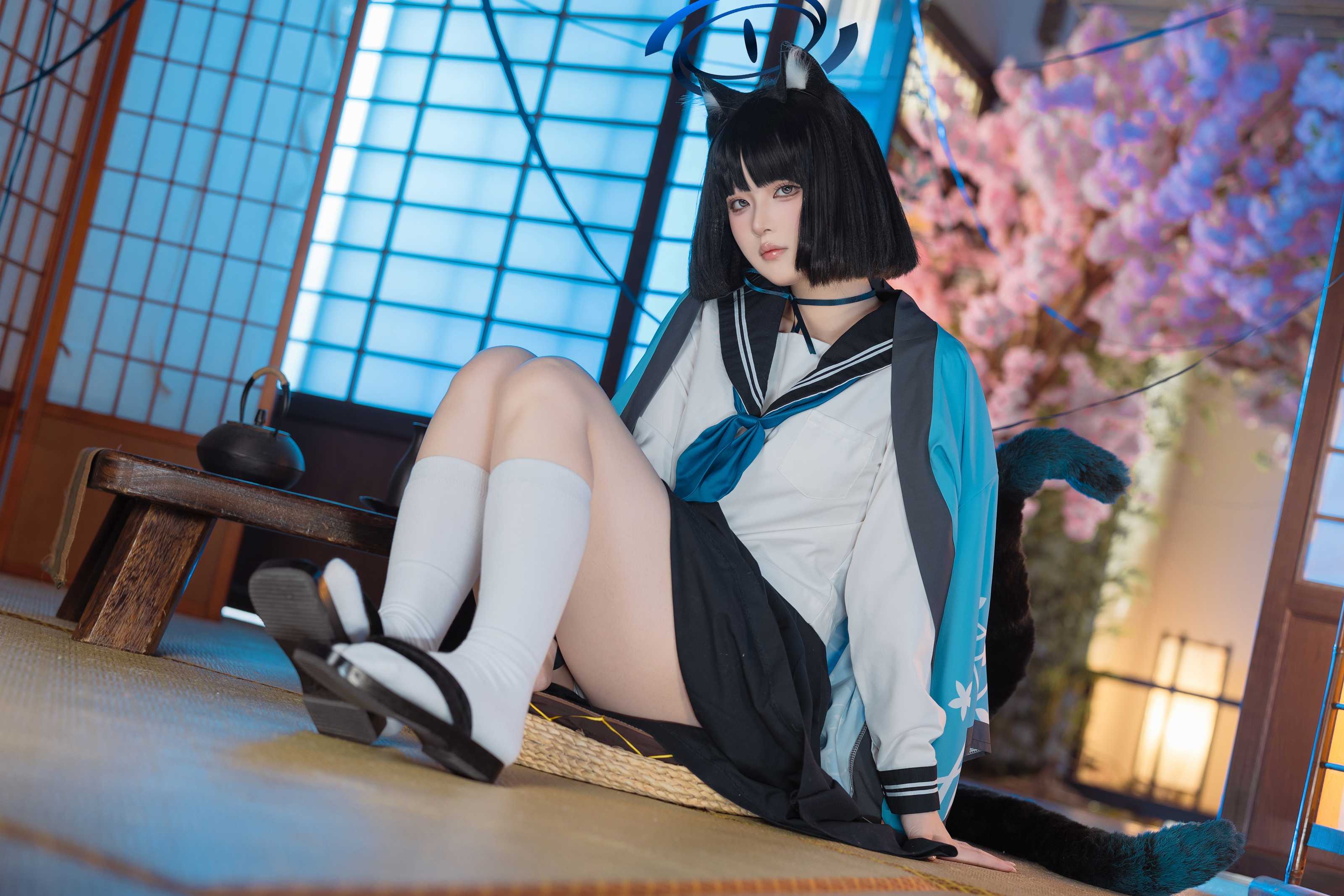 屿鱼Yukako 蔚蓝档案 桐生桔梗,摄影师镜头下的学院偶像与光影交织的视觉叙事 - 预览图 3 屿鱼Yukako 蔚蓝档案 桐生桔梗,摄影师镜头下的学院偶像与光影交织的视觉叙事 - 预览图 3