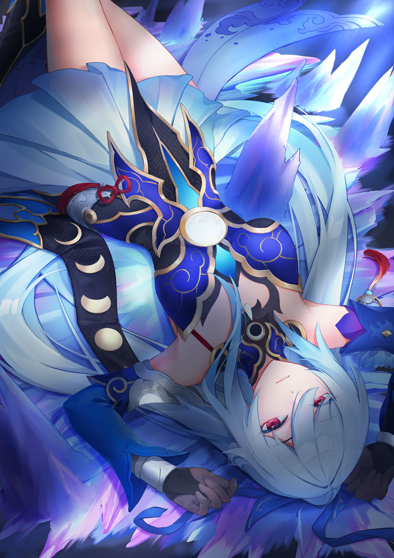 游戏《崩坏:星穹铁道(Honkai Star Rail、崩壊:スターレイル、崩铁)》的人气角色“镜流(Jingliu)”的高清角色图包