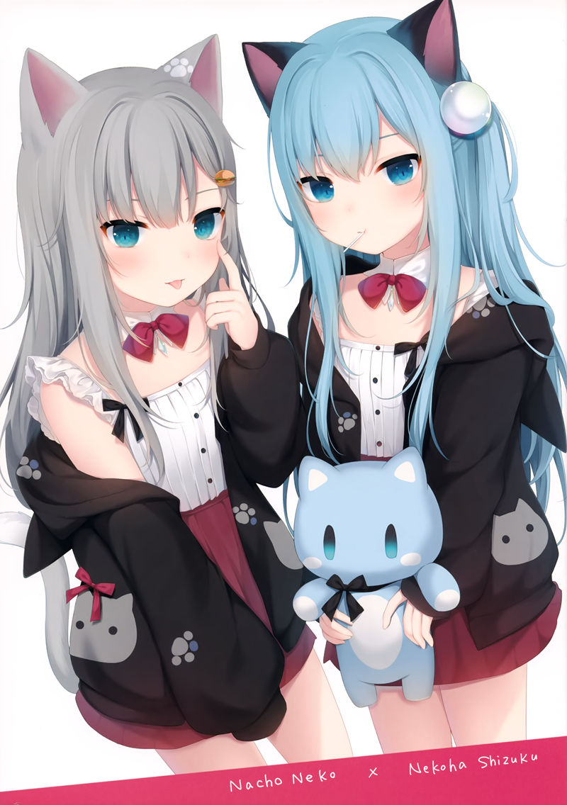 人气画师甘城なつき(Amashiro Natsuki、甘城猫猫)的原创猫娘“猫羽雫(Nekoha Shizuku)”的高清图片包